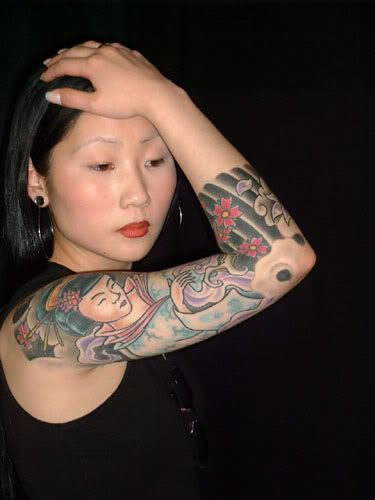 Classic female tattoos