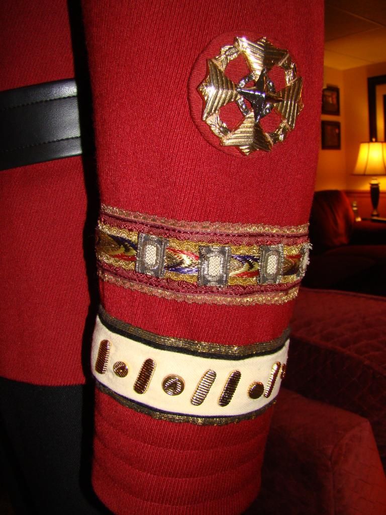 Star Trek Fleet Admiral Cartwright Uniform Sleeve Rank, Pips And