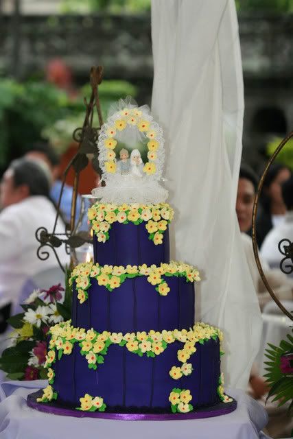 Here are sample wedding cakes by Hearts and Bells