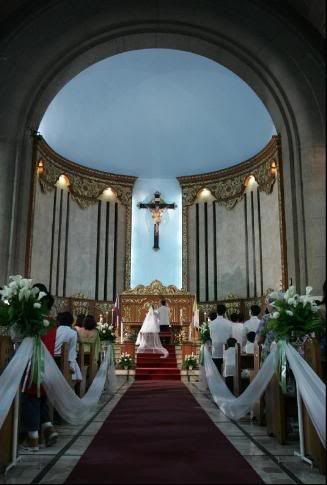 With its large ornate array of stained glass windows the church is 