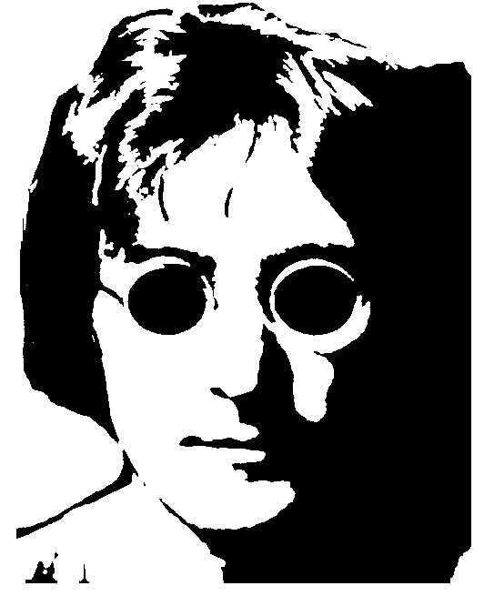 John Lennon Black