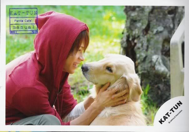 Ueda with one of his dogs! Pictures, Images and Photos