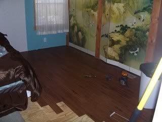 bedroom floor redo