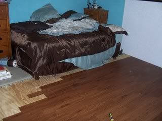 bedroom floor redo