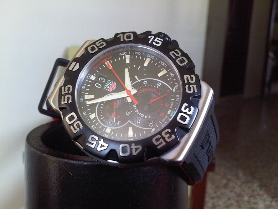 tag heuer formula 1 calibre 16 mens 44mm automatic chronograph watch