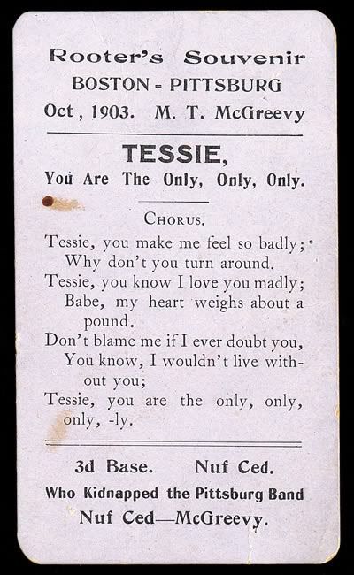 Tessie Song Card 1st WS