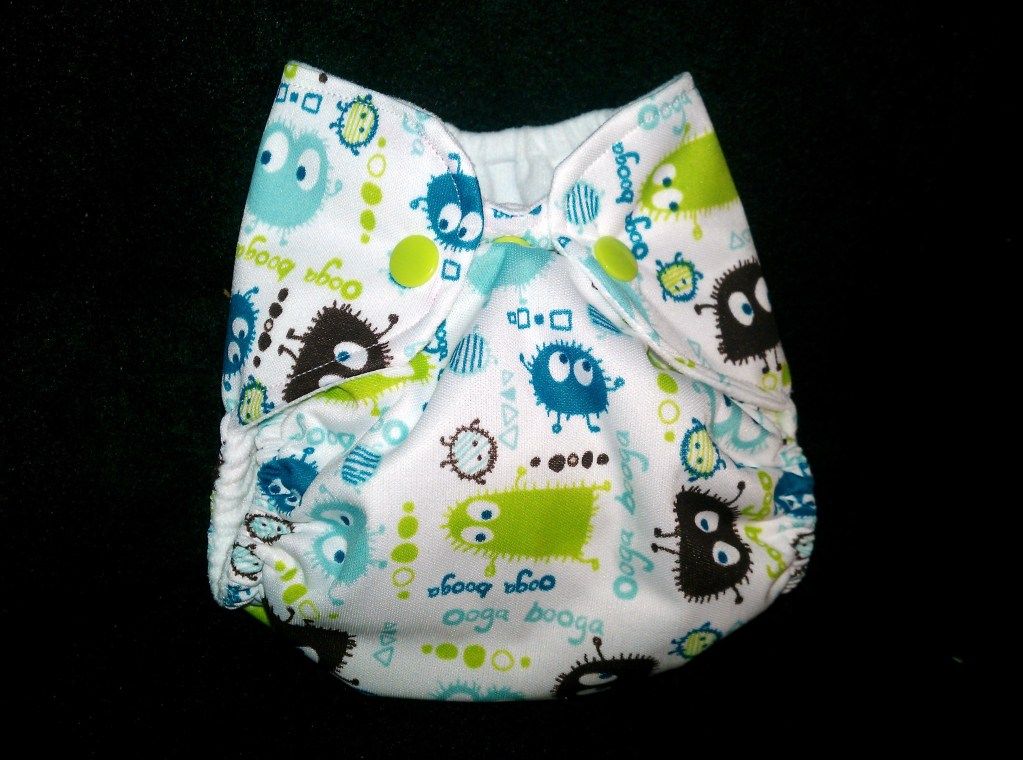 Aqua Ooga Booga Newbie Fluff Pocket Diaper