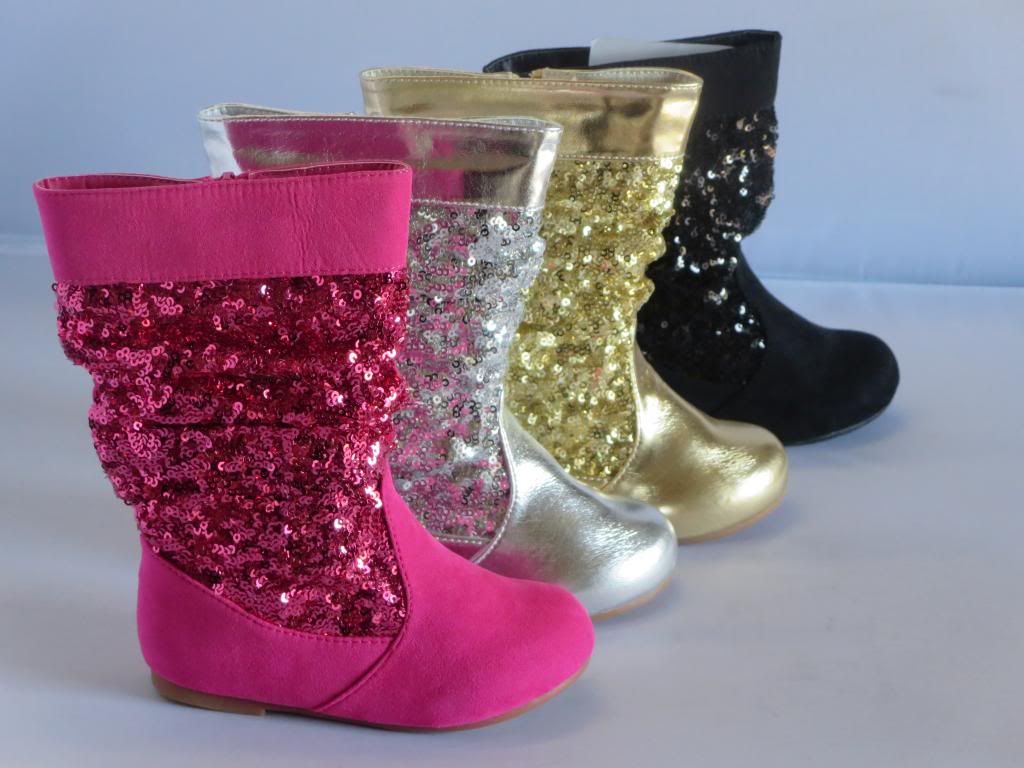 baby girl glitter boots