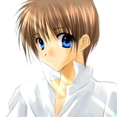 Cute Baby Girls  Blue Eyes on Blue Eyes Image   Cute Anime Boy With Brown Hair And Blue Eyes Picture