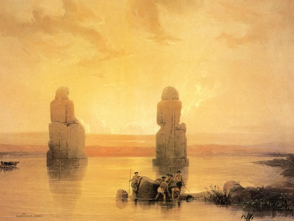 DavidRoberts-StatuesOfGurnaAtSunset.jpg
