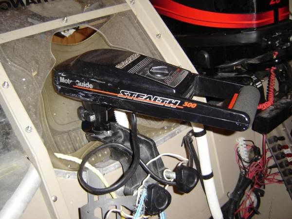 F/S Motor Guide ST300 Tiller Steer Transom Mount Trolling