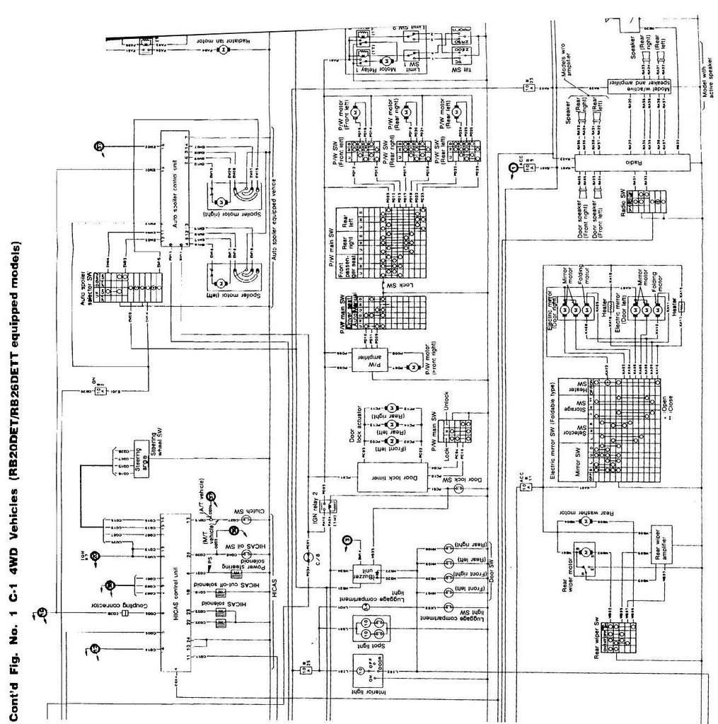 Nissan skyline r33 stereo wiring diagram #2