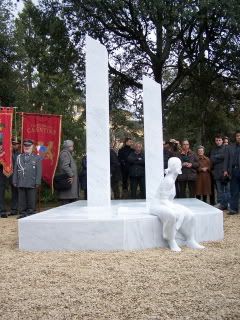 inaugurazione monumento arezzo