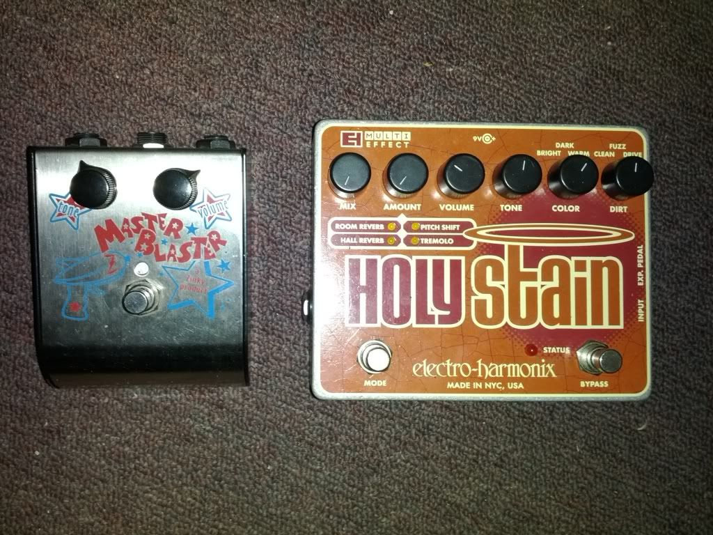 Fs/ft eh holy stain, zinky master blaster boost | My Les Paul Forum