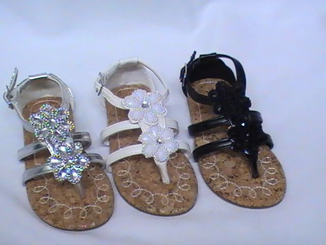 Girl Jeweled Sandal STORE18B Toddler Dress Shoes Pageant Party Shoes