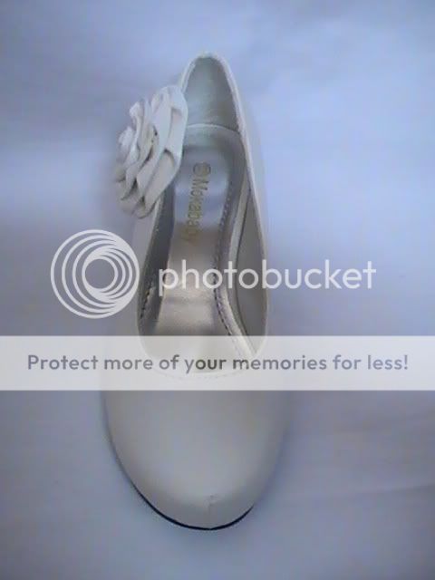 Girls White Dress Shoes Pumps Carrie 36 Youth Sz 4